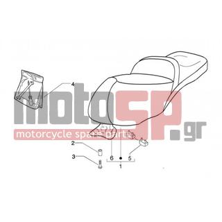 PIAGGIO - BEVERLY 500 < 2005 - Body Parts - saddle - 259830 - ΒΙΔΑ SCOOTER
