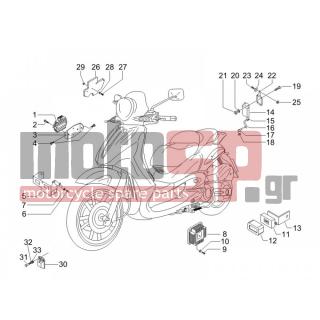 PIAGGIO - BEVERLY 500 2006 - Electrical - Voltage regulator -Electronic - Multiplier - 259348 - ΒΙΔΑ M 6X18 mm ΜΕ ΑΠΟΣΤΑΤΗ
