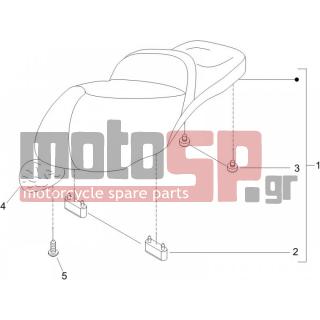 PIAGGIO - BEVERLY 500 2005 - Body Parts - Saddle / seats - Tool - 577492 - ΛΑΣΤΙΧΑΚΙ ΣΕΛΛΑΣ SCOOTER