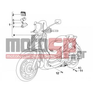 PIAGGIO - BEVERLY 500 2006 - Electrical - Complex harness - 252945 - ΑΣΦΑΛΕΙΑ 7,5 AMP ΜΠΑΤΑΡΙΑΣ