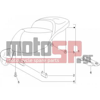 PIAGGIO - BEVERLY 500 CRUISER E3 2010 - Body Parts - Saddle / Seats