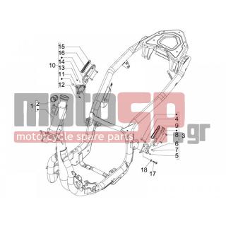 PIAGGIO - CARNABY 125 4T E3 2007 - Frame - Frame / chassis - 656598000C - ΜΑΡΣΠΙΕ ΠΙΣΩ CARN 300-RUN ST-SP ΔΕ ΚΟΜΠΛ