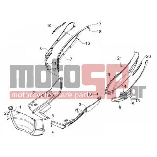 PIAGGIO - CARNABY 125 4T E3 2008 - Body Parts - Side skirts - Spoiler - 258249 - ΒΙΔΑ M4,2x19 (ΛΑΜΑΡΙΝΟΒΙΔΑ)