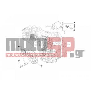 PIAGGIO - CARNABY 300 4T IE CRUISER 2009 - Engine/Transmission - Start - Electric starter - 82737R - ΚΟΡΩΝΑ ΒΟΛΑΝ SCOOTER 250500 CC