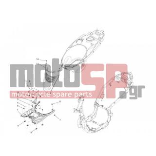 PIAGGIO - CARNABY 300 4T IE CRUISER 2010 - Body Parts - Central fairing - Sill - CM179304 - ΒΙΔΑ M6X40 ΜΑΡΣΠΙΕ ΜΑΚΡΥΑ