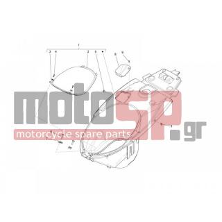 PIAGGIO - CARNABY 300 4T IE CRUISER 2010 - Body Parts - bucket seat - 655631 - ΚΑΠΑΚΙ ΚΟΥΒΑ ΣΕΛΛΑΣ CARNABY 300