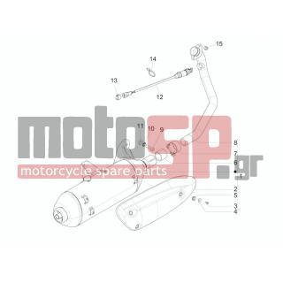 PIAGGIO - CARNABY 300 4T IE CRUISER 2009 - Exhaust - silencers - 639806 - ΑΙΣΘΗΤΗΡΑΣ ΛΑΜΔΑ SCOOTER 125500