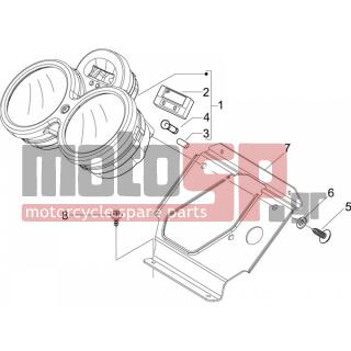PIAGGIO - BEVERLY 125 2005 - Electrical - Complex instruments - Cruscotto - 639166 - Meter combination