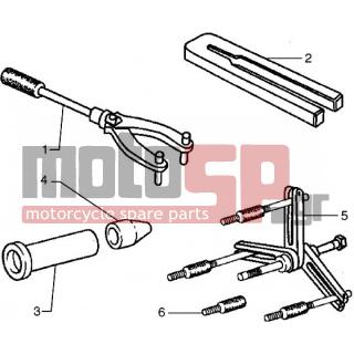 PIAGGIO - DIESIS 100 < 2005 - Body Parts - special tools - ODN00F05300841 - Απομονωτήρας δακτυλίου άξονα κινητήρα