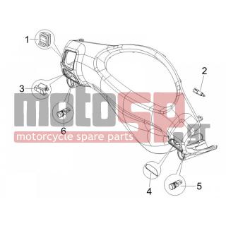 PIAGGIO - FLY 100 4T 2006 - Electrical - Switchgear - Switches - Buttons - Switches - 583575 - ΒΑΛΒΙΔΑ ΜΑΝ ΣΤΟΠ-ΜΙΖΑ SCOOTER (ΠΡΙΖΑ)