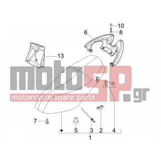 PIAGGIO - FLY 100 4T 2007 - Body Parts - Saddle / seats - Tool - 577492 - ΛΑΣΤΙΧΑΚΙ ΣΕΛΛΑΣ SCOOTER