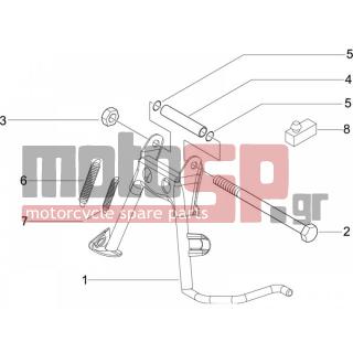 PIAGGIO - FLY 100 4T 2006 - Frame - Stands - 601708 - ΣΤΑΝ ΚΕΝΤΡΙΚΟ FLY 50-150 ΕΩΣ 11¨-BOUL 4T