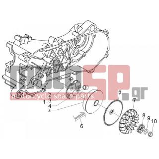 PIAGGIO - FLY 100 4T 2009 - Engine/Transmission - driving pulley - 289519 - ΠΑΞΙΜΑΔΙ ΑΣΦΑΛΕΙΑΣ SCOOTER 50125 2T-4T