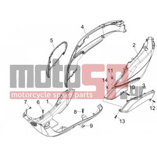 PIAGGIO - FLY 100 4T 2010 - Εξωτερικά Μέρη - Side skirts - Spoiler - 258249 - ΒΙΔΑ M4,2x19 (ΛΑΜΑΡΙΝΟΒΙΔΑ)