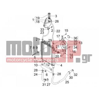 PIAGGIO - BEVERLY 125 E3 2008 - Engine/Transmission - cooling installation - CM001908 - ΚΟΛΙΕΣ D.30,8 S.0,6 L.7