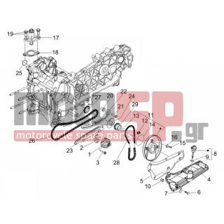 PIAGGIO - FLY 125 4T E3 2007 - Engine/Transmission - OIL PUMP - 434541 - ΒΙΔΑ M6X16 SCOOTER CL10,9