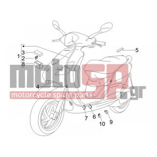 PIAGGIO - FLY 125 4T E3 2007 - Electrical - Complex harness - 290404 - ΤΖΑΜΑΚΙ ΑΣΦΑΛΕΙΟΘΗΚΗΣ