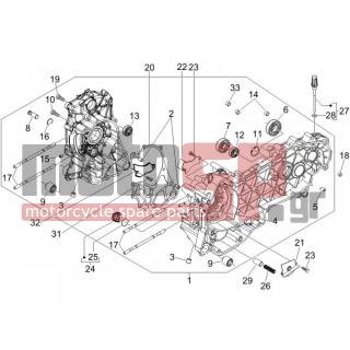 PIAGGIO - FLY 125 4T E3 2009 - Engine/Transmission - OIL PAN - 830061 - ΠΑΞΙΜΑΔΙ M5X16
