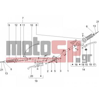 PIAGGIO - FLY 150 4T 2006 - Frame - Wheel - brake Antliases - 265249 - ΒΙΔΑ MANET COSA2-FL-SCOOTER