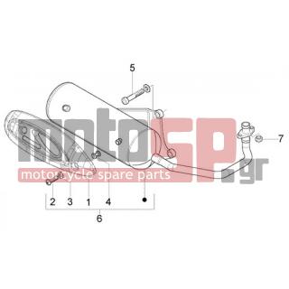 PIAGGIO - FLY 50 2T < 2005 - Exhaust - Exhaust - 483743 - Βίδα