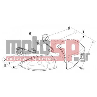 PIAGGIO - FLY 50 2T < 2005 - Electrical - lights back - 15784 - Βίδα