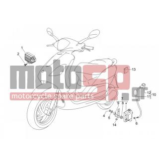 PIAGGIO - FLY 50 2T 2006 - Electrical - Voltage regulator -Electronic - Multiplier - 434541 - ΒΙΔΑ M6X16 SCOOTER CL10,9