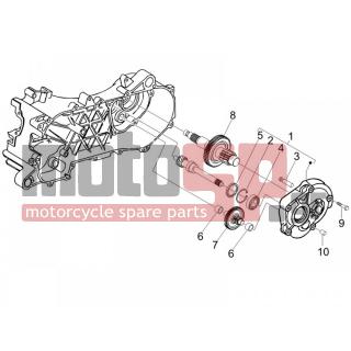 PIAGGIO - FLY 50 2T 2007 - Engine/Transmission - complex reducer - 478197 - ΡΟΔΕΛΑ ΑΞΟΝΑ ΔΙΑΦ SCOOTER 50-100 5 MM