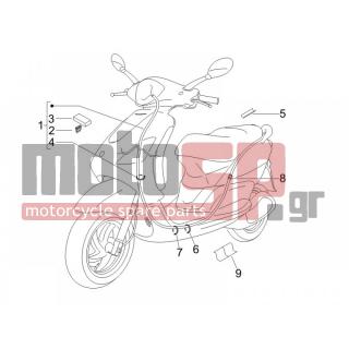 PIAGGIO - FLY 50 2T 2006 - Electrical - Complex harness - 573052 - ΠΙΑΣΤΡΑΚΙ ΚΑΛΩΔΙΩΣΗΣ