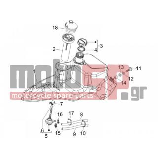 PIAGGIO - FLY 50 2T 2011 - Body Parts - tank - 623132000C - ΚΑΠΑΚΙ ΦΛΟΤΕΡ ΒΕΝΖ FLY MY08>-BOULEV