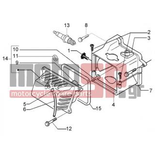PIAGGIO - FLY 50 4T < 2005 - Engine/Transmission - COVER head