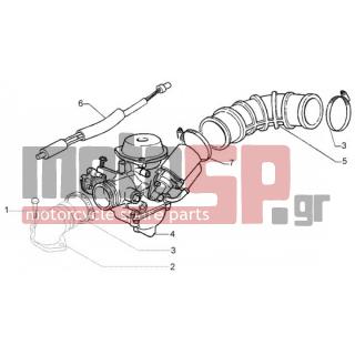 PIAGGIO - FLY 50 4T < 2005 - Engine/Transmission - CARBURETOR - 828824 - ΚΑΠΑΚΙ ΒΑΛΒΙΔΑΣ ΚΑΡΜΠ SCOOTER 50 4T