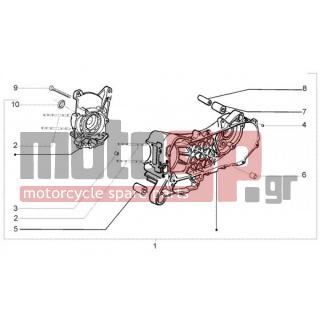 PIAGGIO - FLY 50 4T < 2005 - Engine/Transmission - OIL PAN - 8429215 - ΚΑΡΤΕΡ SCOOTER 50 4T ΕΩΣ ΜΥ08