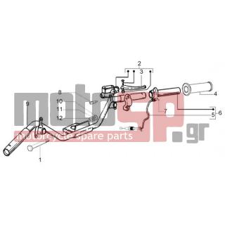 PIAGGIO - FLY 50 4T < 2005 - Frame - steering parts - 621941 - Τιμόνι