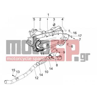 PIAGGIO - FLY 50 4T (LBMC44500-) 2006 - Engine/Transmission - COVER sump - the sump Cooling - 239388 - ΑΠΟΣΤΑΤΗΣ ΚΑΡΤΕΡ BEVERLY-NEXUS