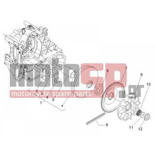 PIAGGIO - FLY 50 4T (LBMC44500-) 2006 - Engine/Transmission - driving pulley - CM110303 - ΒΑΡΙΑΤΟΡ SCOOTER 50-100 2T/4T