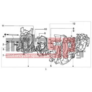PIAGGIO - BEVERLY 125 RST < 2005 - Engine/Transmission - OIL PAN