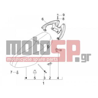 PIAGGIO - FLY 50 4T 2009 - Body Parts - Saddle / Seats - 6219790012 - ΣΕΛΑ FLY 50150 ΕΩΣ 2011