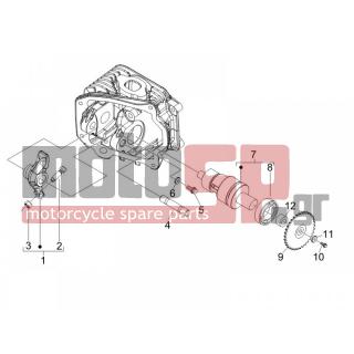 PIAGGIO - FLY 50 4T 2008 - Engine/Transmission - Complex rocker (rocker arms) - 9692695 - ΚΟΚΟΡΑΚΙ ZIP 4T-FLY 100