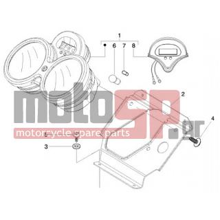 PIAGGIO - BEVERLY 125 RST < 2005 - Electrical - institutions group - 623545 - ΒΑΣΗ ΣΥΝΔΕΣΜΟΥ ΤΙΜ BEVERLY FL 125/250
