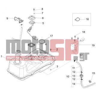 PIAGGIO - FLY 50 4T 4V 2012 - Body Parts - tank - 642887 - ΦΛΟΤΕΡ ΤΕΠ.ΒΕΝΖ FLY ΜΥ12΄