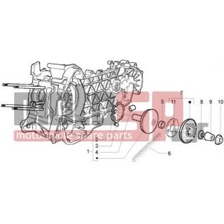 PIAGGIO - BEVERLY 125 RST < 2005 - Engine/Transmission - pulley drive