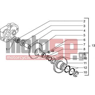 PIAGGIO - HEXAGON 150 < 2005 - Engine/Transmission - driven pulley - 431069 - ΡΟΥΛΕΜΑΝ 61903-2RS1