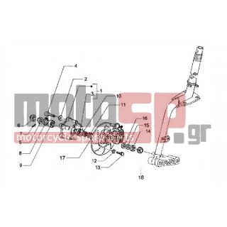 PIAGGIO - HEXAGON GT < 2005 - Brakes - DISC BRAKE - 15792 - Βίδα M8x30