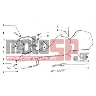 PIAGGIO - HEXAGON GT < 2005 - Body Parts - FAIRING SIDE UP