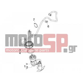 PIAGGIO - BEVERLY 125 RST 4T 4V IE E3 2013 - Engine/Transmission - supply system