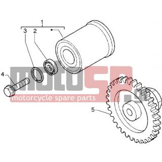 PIAGGIO - HEXAGON GTX 125 < 2005 - Engine/Transmission - Torque limiter - Pulley amortization (For 180cc vehicles) - 82577R - ΡΟΥΛΕΜΑΝ ΡΑΟΥΛΟΥ ΤΕΝΤΩΤ SCOOTER 125300