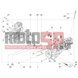 PIAGGIO - BEVERLY 125 RST 4T 4V IE E3 2013 - Engine/Transmission - OIL PAN - 875111 - ΦΛΑΝΤΖΑ ΚΑΡΤΕΡ SCOOTER 250300 ΜΕΣΑΙΑ