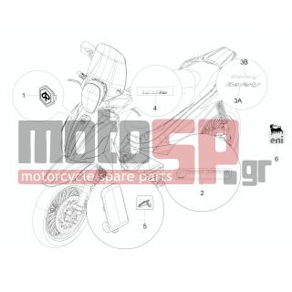PIAGGIO - BEVERLY 125 RST 4T 4V IE E3 2013 - Body Parts - Signs and stickers - 672442 - ΣΗΜΑ ΠΛΕΥΡΟΥ 