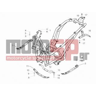 PIAGGIO - BEVERLY 125 RST 4T 4V IE E3 2012 - Frame - Frame / chassis - 6574955 - ΤΡΑΒΕΡΣΑ BEVERLY 300 MY10-350 ΜΥ11 ΑΡΙΣΤ