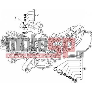 PIAGGIO - LIBERTY 125 < 2005 - Frame - Chain tensioner - pass valve - 4366325 - ΒΑΛΒΙΔΑ BY-PASS ΕΤ4-RST 125